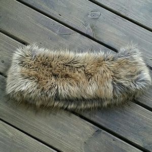 Fax fur infinity scarf